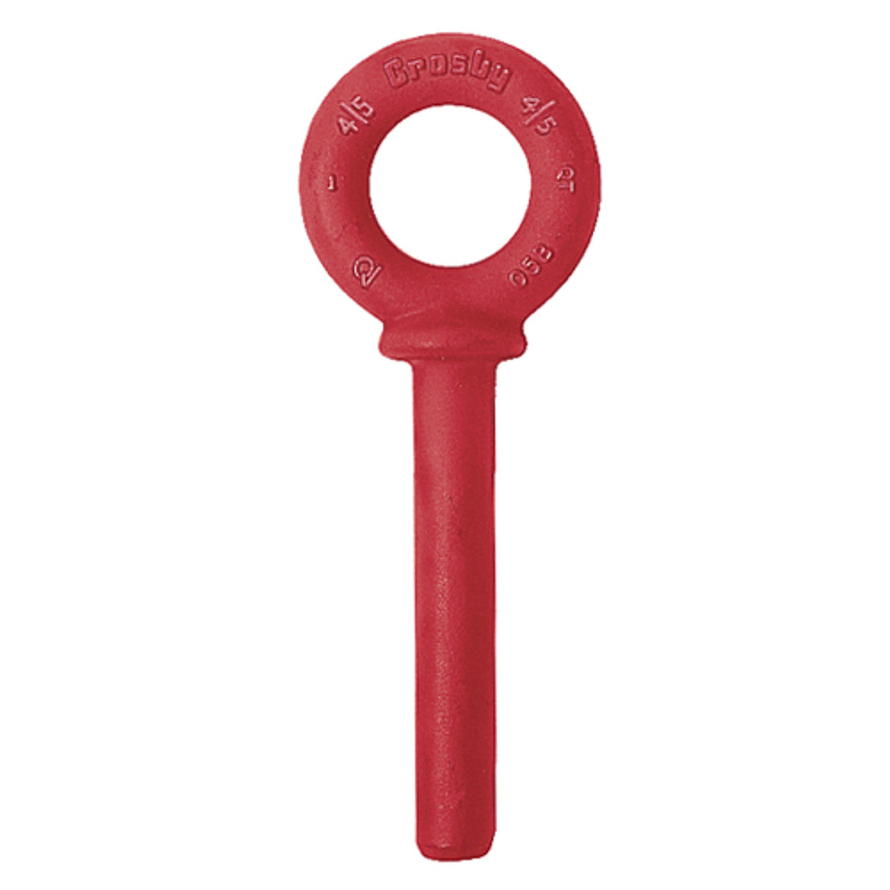 Crosby® S-276 Shoulder Rivet Eye Bolts, Red, Forged Steel, 7/8" x 5"