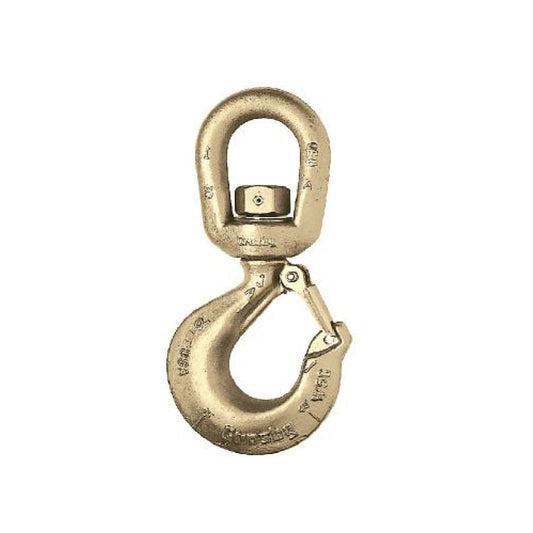 Crosby® L-322CN Swivel Hooks with Latch, Forged Steel, N, 15T