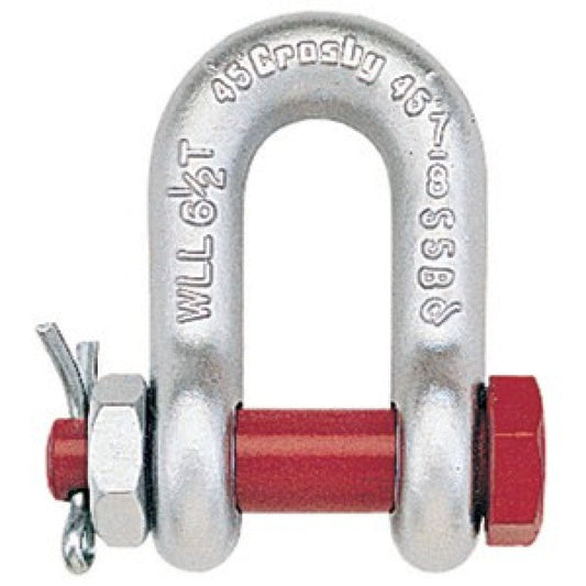 Crosby® G-2150 Bolt Type Chain Shackles, Forged Steel, 1-1/4"
