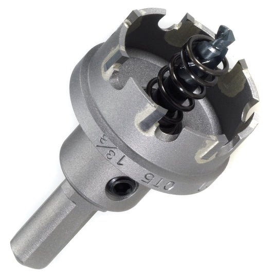 Carbide Tipped Hole Cutter - 3/4 Inch Diameter, 3/16 Inch Depth for Smooth Hole Creation