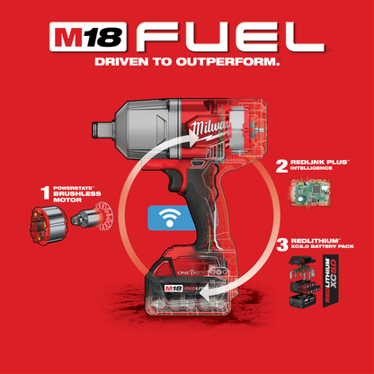 M18 Fuel One-Key Impact Wrench 3/4in Friction Ring Kit