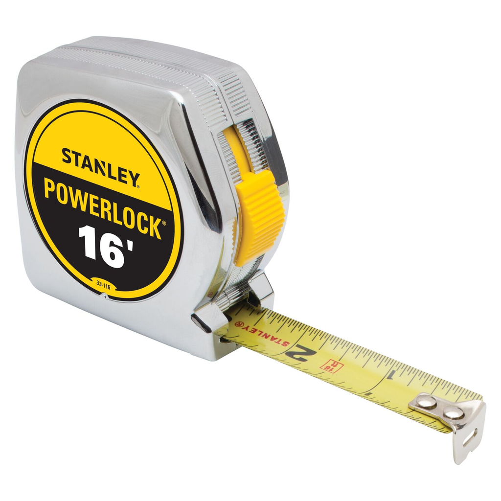 Stanley Powerlock Tape Measure 3/4in X 16ft