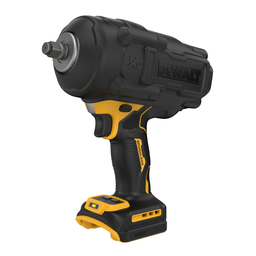 DEWALT 20V MAX* XR Brushless Cordless 1/2 In. High Torque Impact Wrench With Hog Ring Anvil (Tool Only)