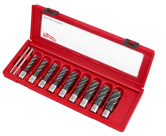 9-piece Hss Annular Cutter Set