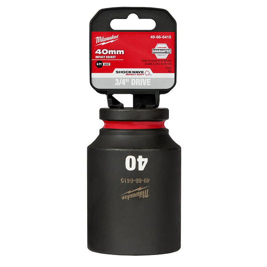 3/4 drive 40MM STD 6 PT IMP SCKT