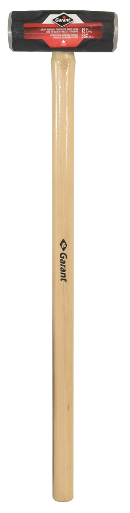 Sledge hammer, 12 lbs, 36" hickory hdle
