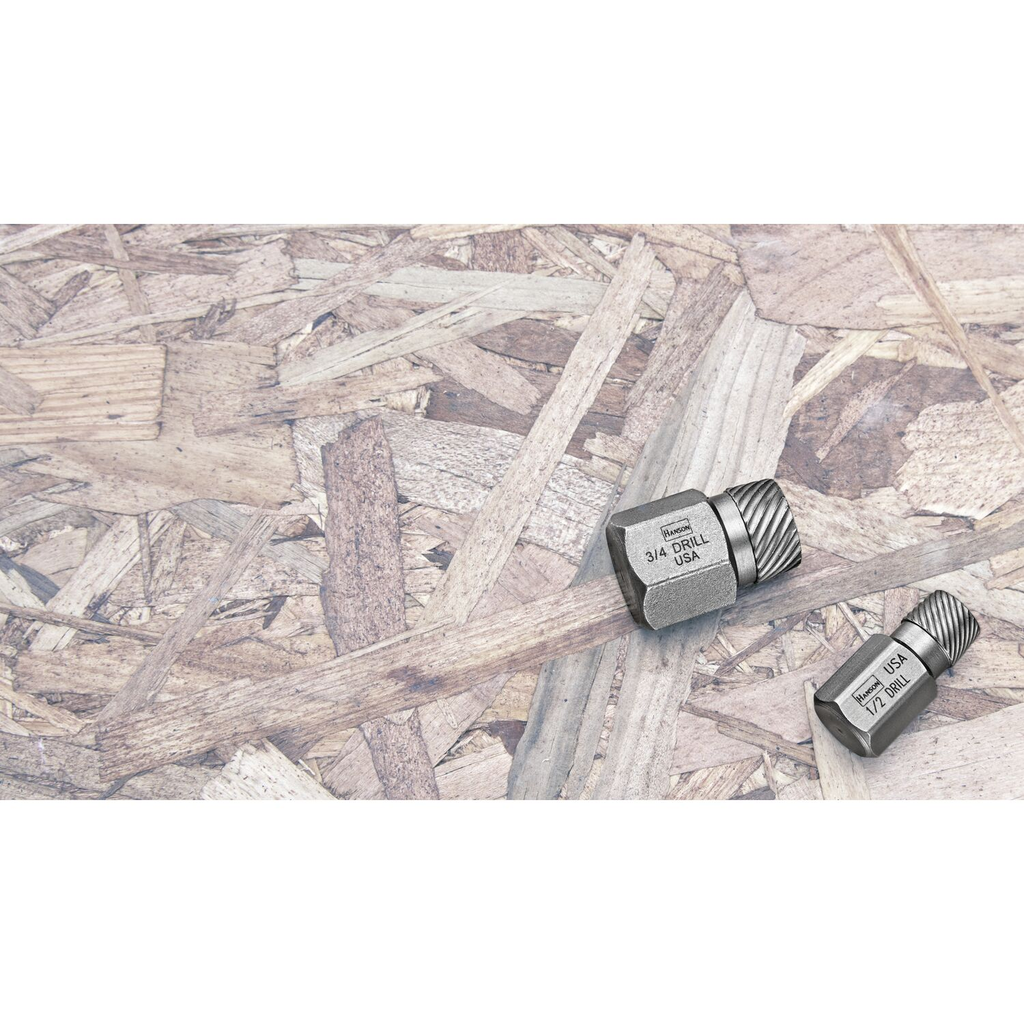 IRWIN Hex Head Multi-Spline Screw Extractors 532 Series Plastic Case Sets
