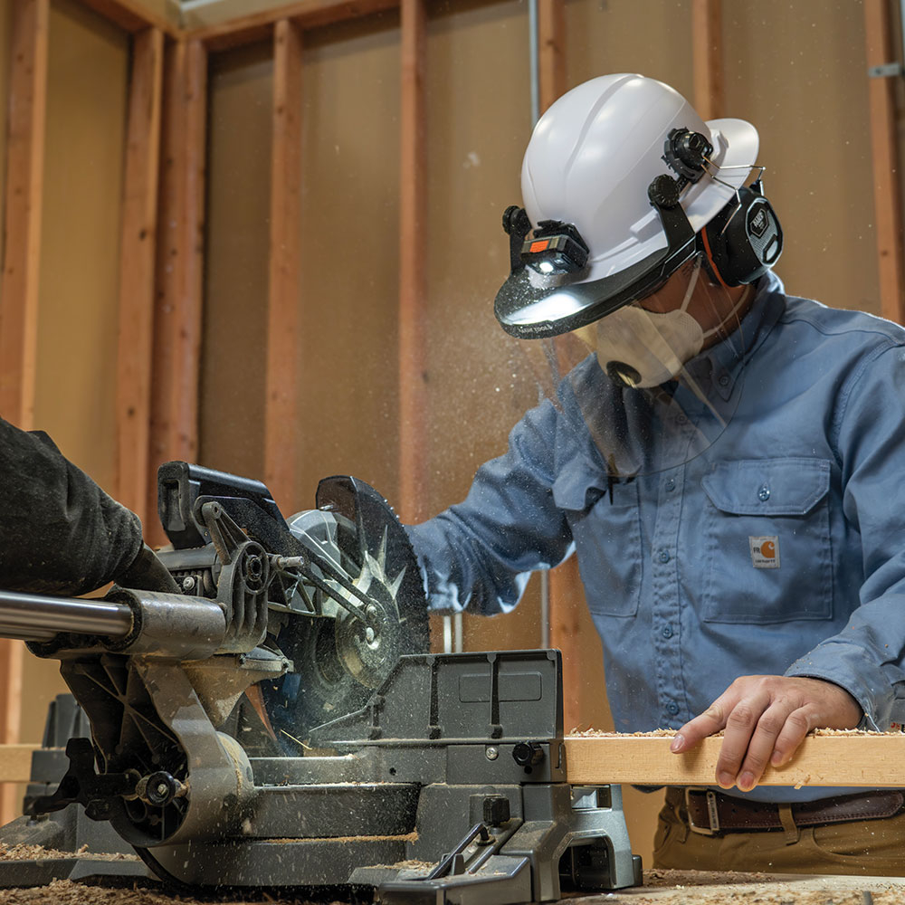 Face Shield Full Brim Hard Hat Clear