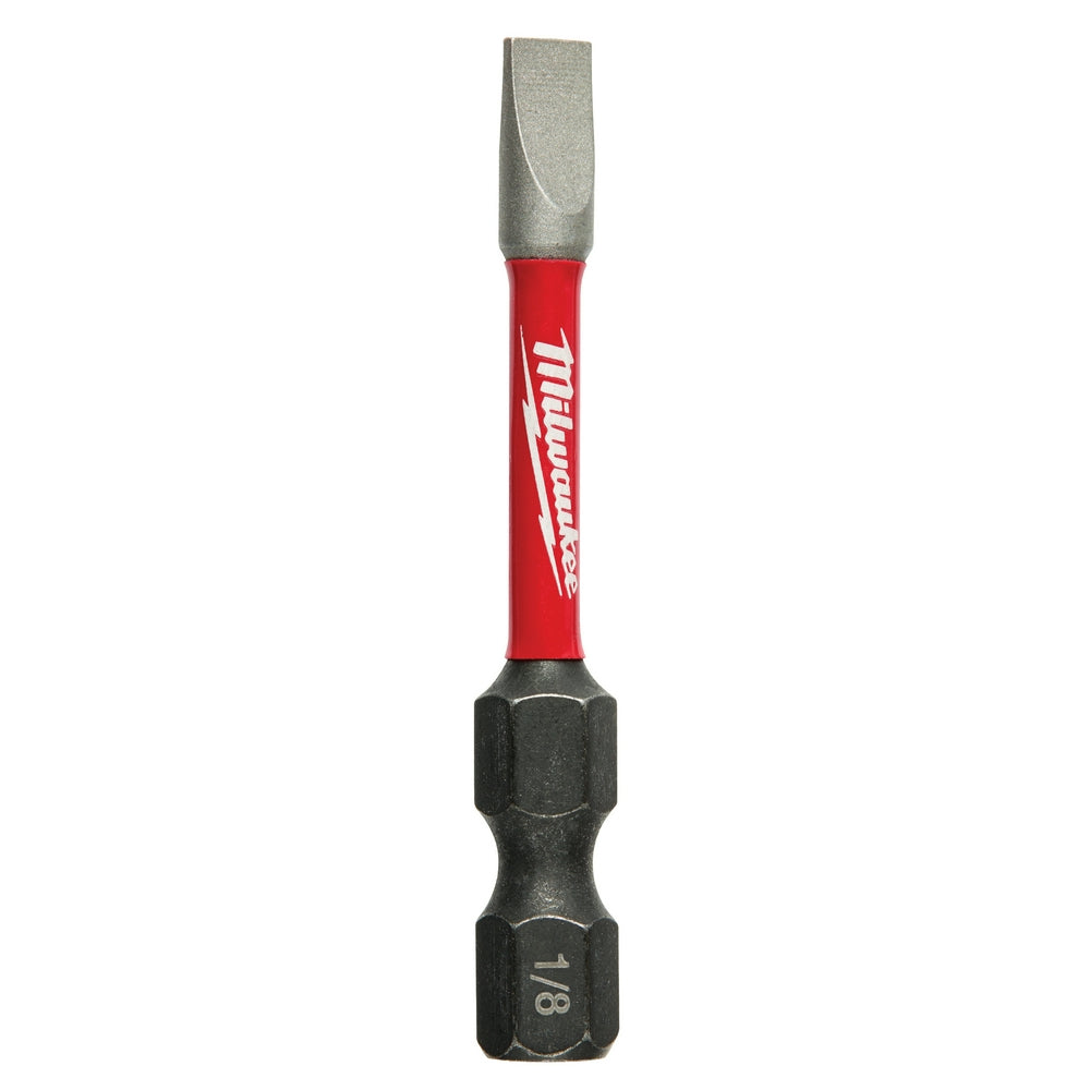 Shockwave™ 2 In Impact Slotted 1/8 In Power Bits 25pk