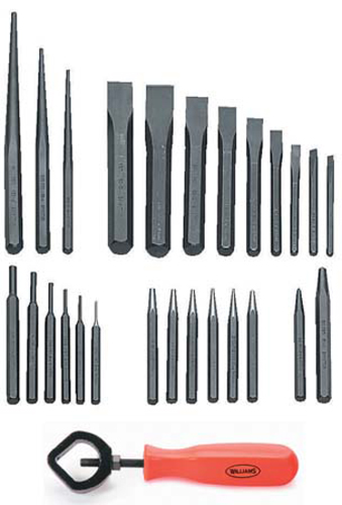 27 Piece Punch & Chisel Set