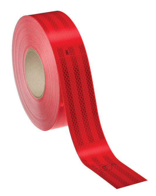 3M™ Diamond Grade™ Conspicuity Markings, 983-72 ES, edge sealed, red, 2 in x 50 yd, 1/cs