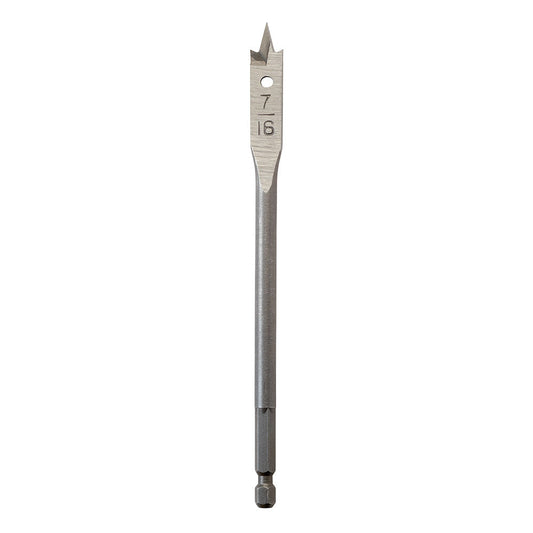 Flat Boring Bit 7/16 In x 6 In