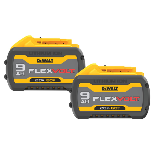 Dewalt Flexvolt 20V 60V Batteries 9.0Ah 2-Pack