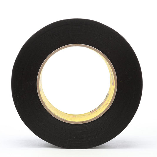 3M™ Vinyl Tape, 472, black, 3.0 in x 36.0 yd x 10.4 mil (7.6 cm x 32.9 m x 0.3 mm)