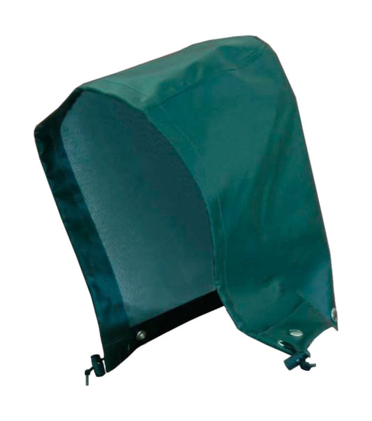 Cagoule de protection chimique Viking Journeyman®, vert foncé, PVC/polyester