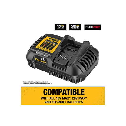 DEWALT 12V MAX*/20V MAX*/FLEXVOLT 6 Amp Charger