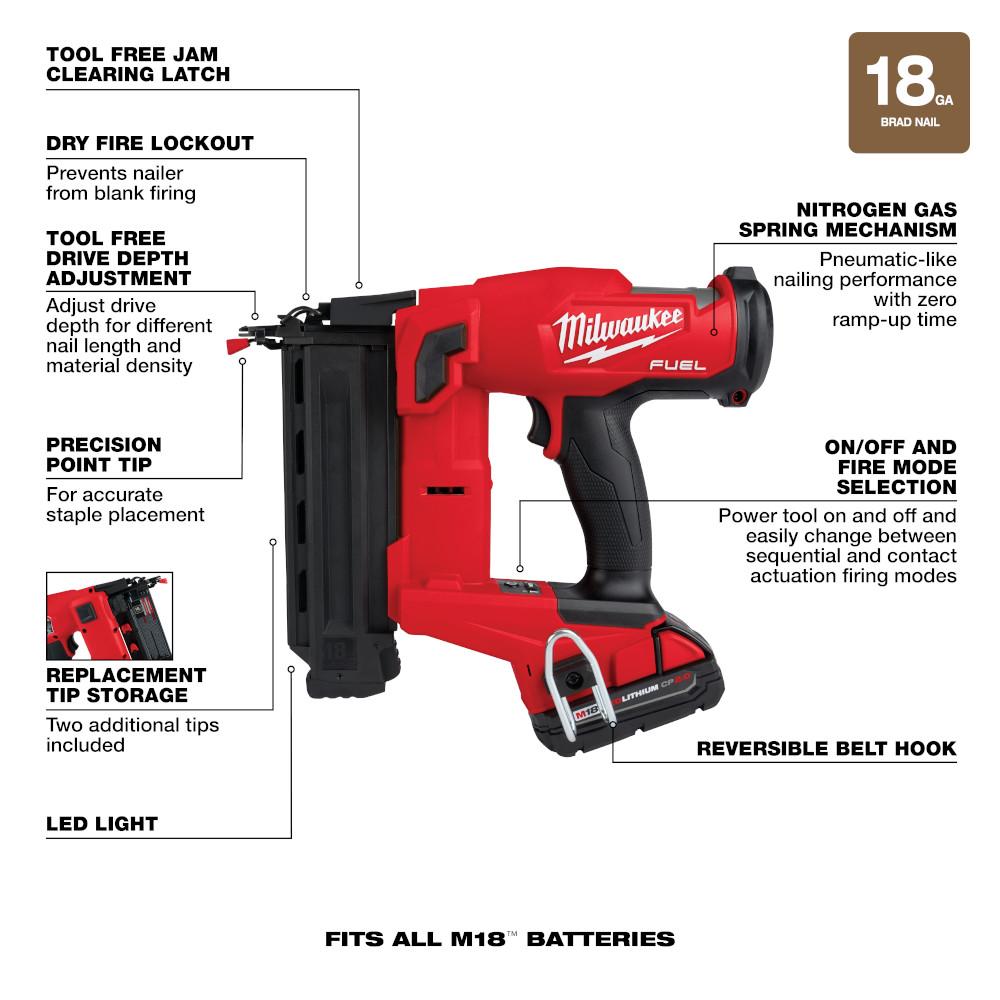 18 Gauge Brad Nailer Kit