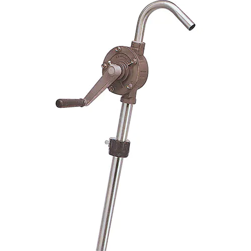 Rotary Type Drum Pump, Stainless Steel, Fits 15-55 Gal., 8 oz./Stroke