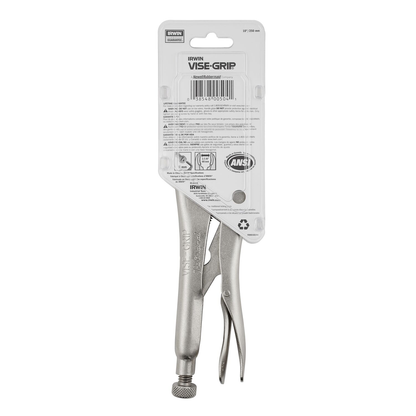 Irwin Vise-Grip Original Locking Pliers With Wire Cutter Curved Jaw 10-Inch