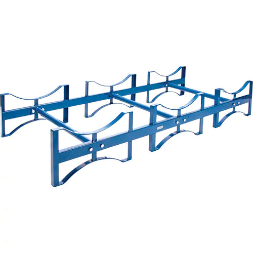 Support d'empilage de barils, 3 barils, capacité de 2400 lb, 71-1/2" L x 30" P x 12-1/2" H