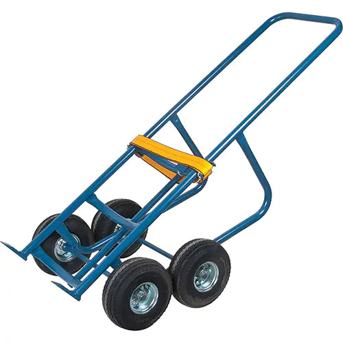 All-In-One Drum Trucks with Pneumatic Wheels, Loop Handle, Steel Construction, 25 - 55 US Gal. (20 - 45 Imperial Gal.)