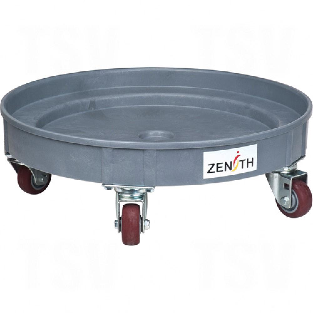 Chariot pour fût de confinement des fuites, 24,25" de diamètre x 7,625" de hauteur, bouchon anti-déversement de 1,5 gal US.