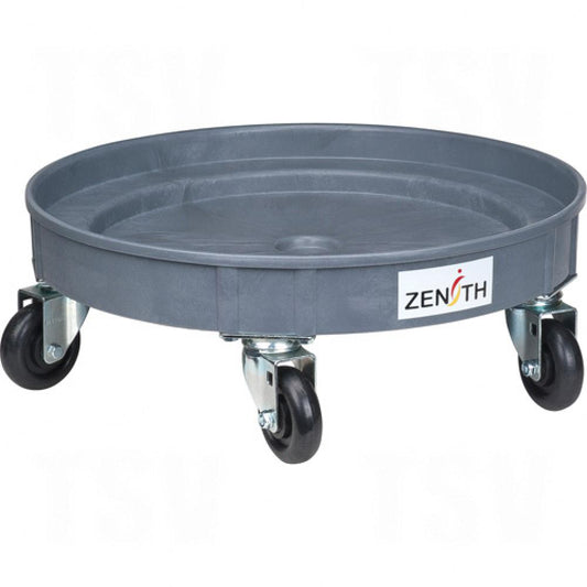 Chariot pour fût de confinement des fuites, 24,25" de diamètre x 8,625" de hauteur, bouchon anti-déversement de 1,5 gal US.