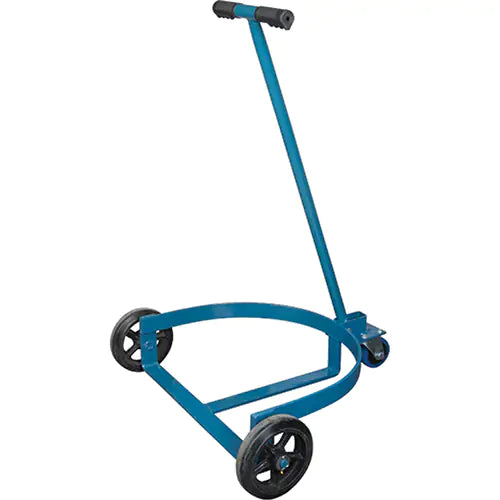 Chariot porte-barils à profil bas, construction en acier, 55 gal US (45 gal impériaux)