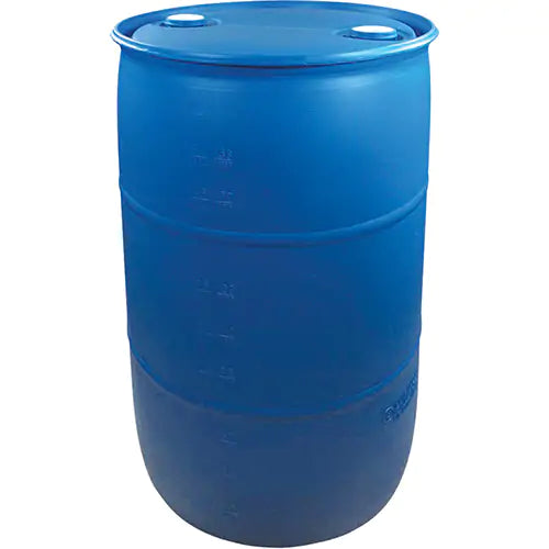 Polyethylene Drums, 30 US gal (25 imp. gal.), Closed Top, Blue