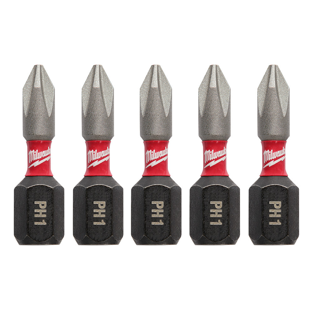 Shockwave™ Impact Phillips #1 Insert Bits 5pk