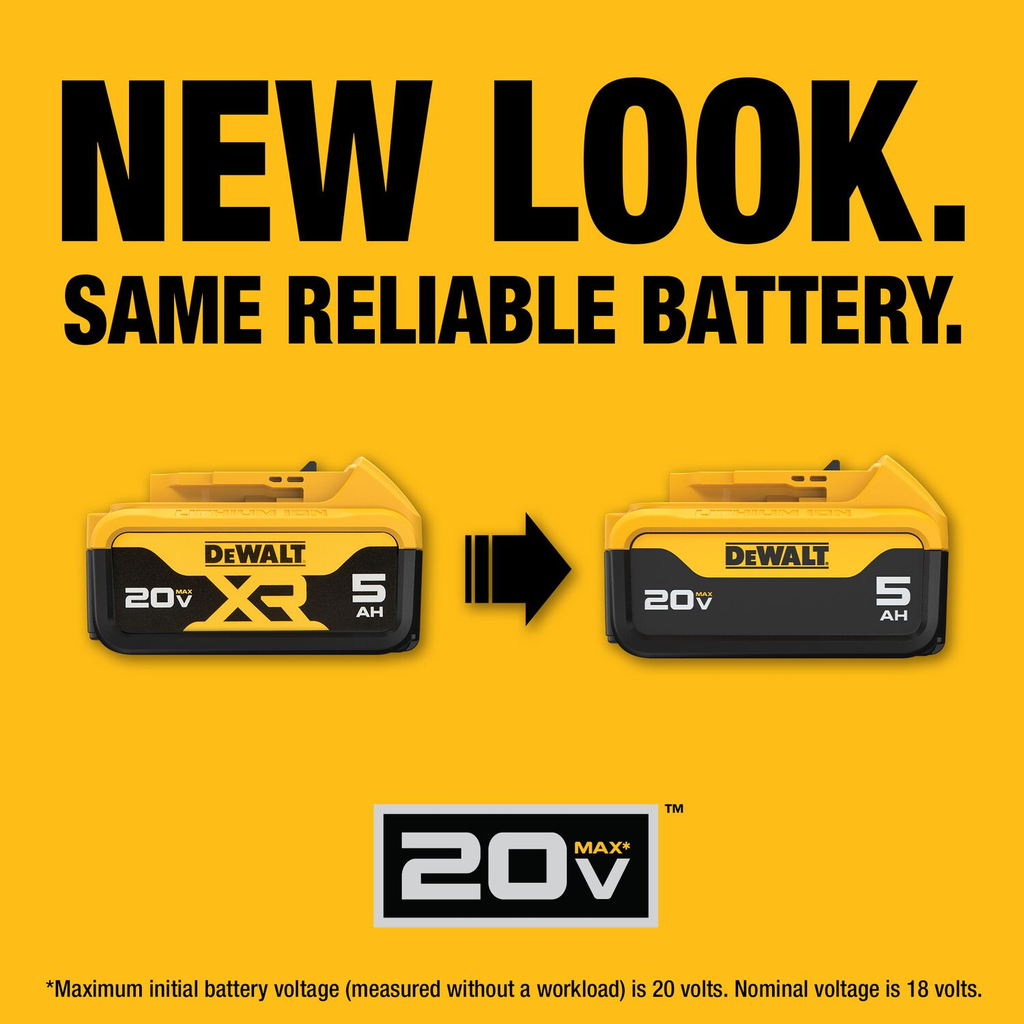 DEWALT 20V MAX* Battery Lithium Ion 5.0Ah