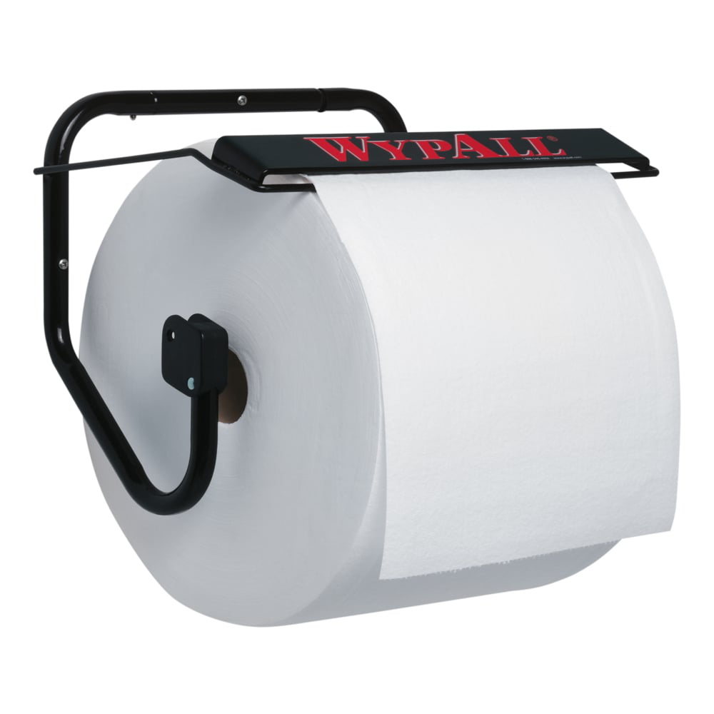 Wall Mounted Dispenser For WypAll® And Kimtech™ Wipes (80579) Black Jumbo Roll 16.8" × 10.8" × 8.8" (Qty 1)
