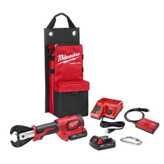 M18™ Force Logic™ 6t Utility Crimper Kit With d3 Grooves Snub Nose