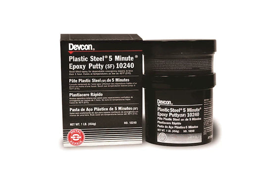 Devcon Plastic Steel 5 Minute Putty SF, 1 lb