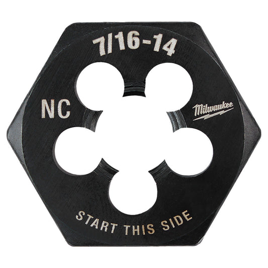 7/16"-14 nc 1-inch Hex Threading Die