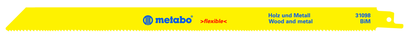 5 Sabre saw blades "flexible wood + metal" 300 x 0.9 mm