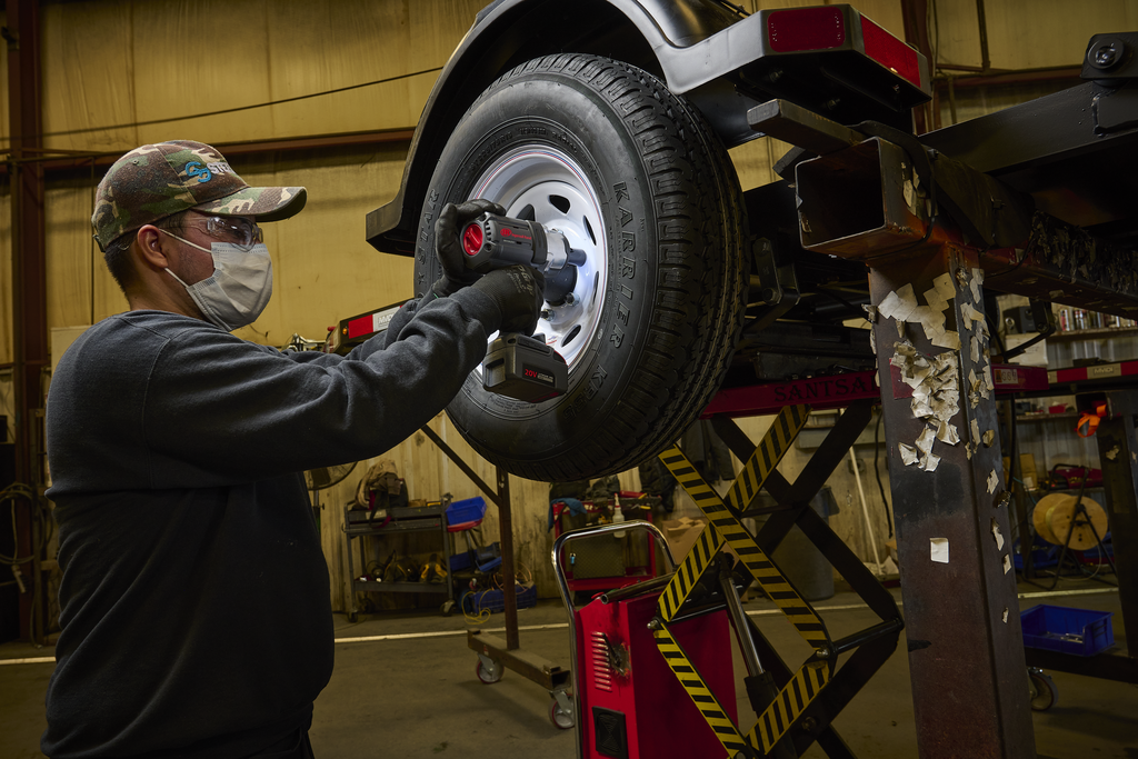 Cordless Impact Wrench Kit, 20V High Torque, 1/2 In, 1500 Ft-Lb, With 2 Batteries And Charger