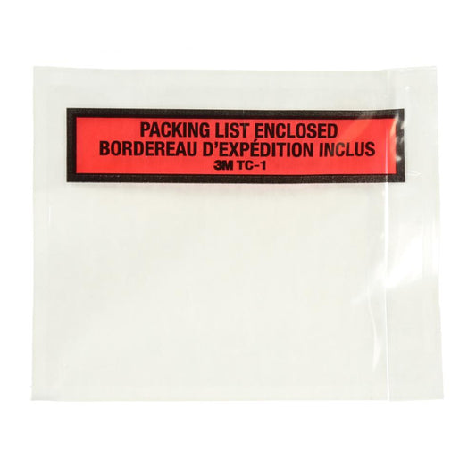 3M™ Packing List Envelope, TC-1, Bilingual, 4 1/2 in x 5 1/2 in, 1000/cs