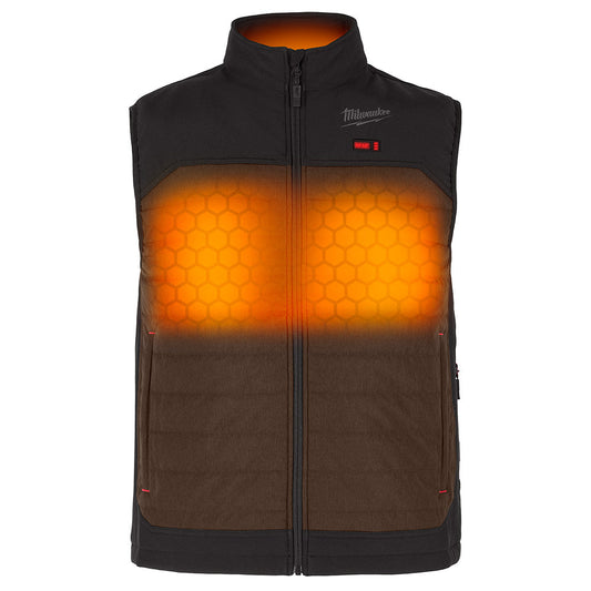 M12™ Heated Axis™ Vest Kit, Brown, Sz:M