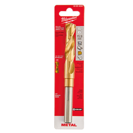 Titanium Silver And Deming 5/8" Drill Bit
