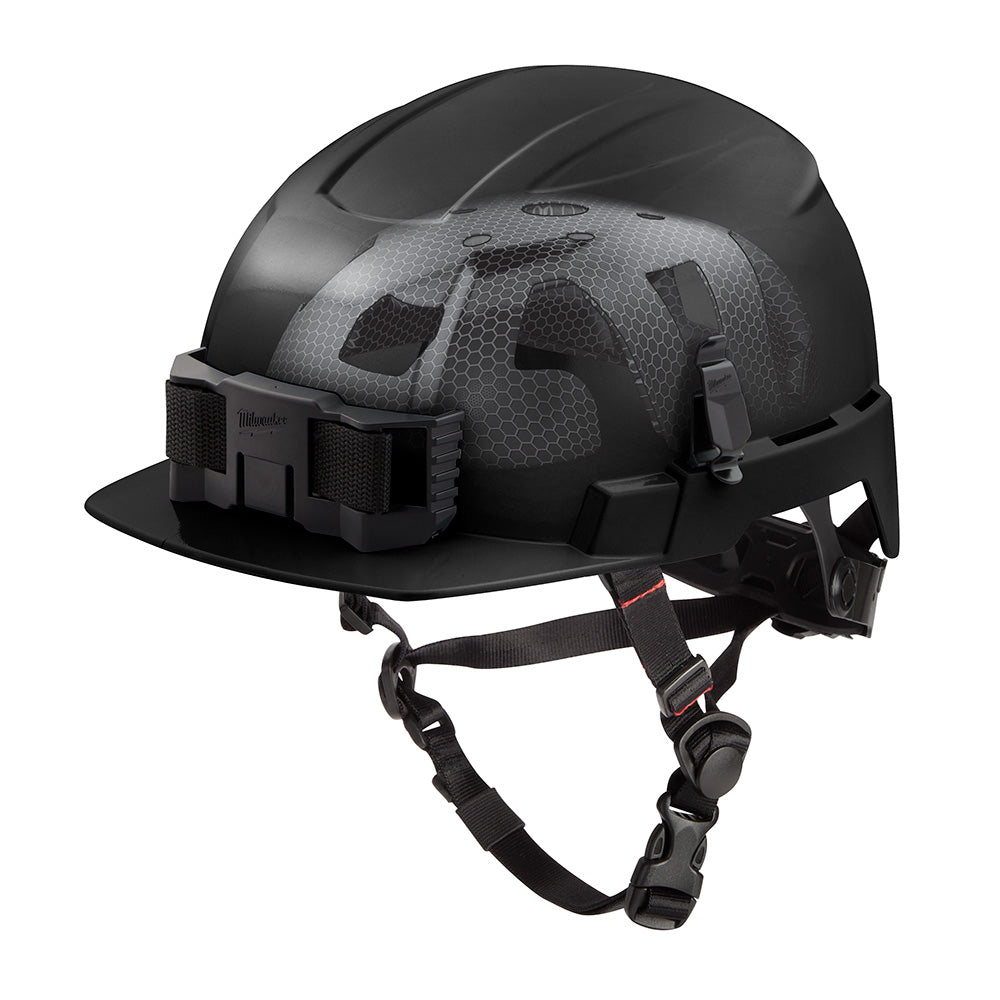 Bolt™ Black Front Brim Safety Helmet With Impact Armor™ Liner Usa - Type 2, Class e