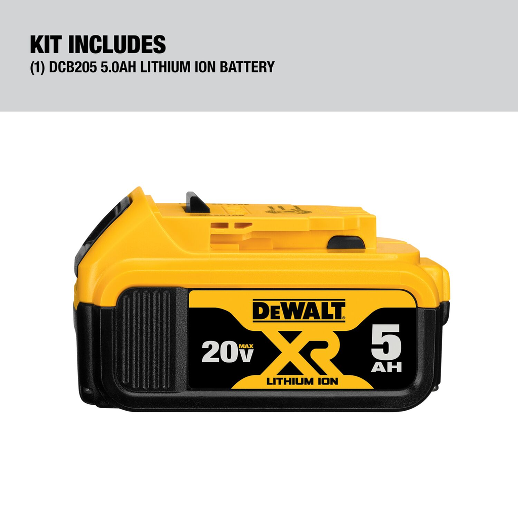 DEWALT 20V MAX* Battery Lithium Ion 5.0Ah
