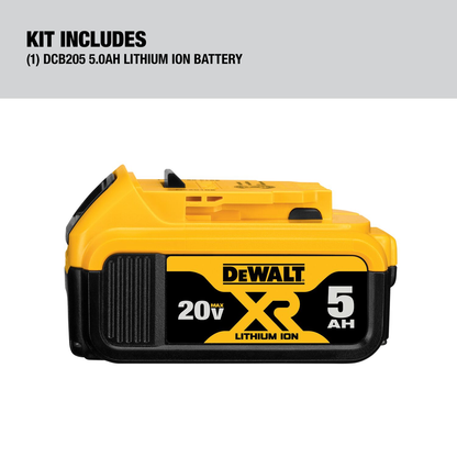 DEWALT 20V MAX* Battery Lithium Ion 5.0Ah