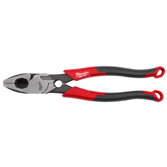 9" Lineman's Comfort Grip Pliers W/ Thread Cleaner