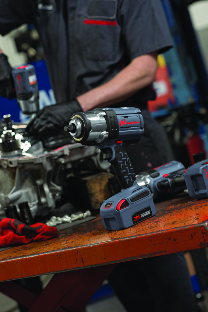 Cordless Impact Wrench Kit, 20V High Torque, 1/2 In, 1500 Ft-Lb, With 2 Batteries And Charger