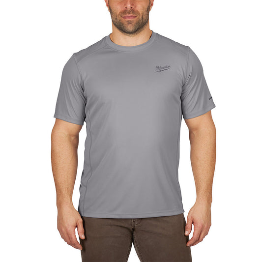 Workskin™ Lightweight Performance Shirt - Short Sleeve - Gray M