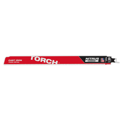 12 po. 7 TPI The TORCH avec lame SAWZALL au carbure NITRUS Lame de scie alternative SAWZALL - paquet de 3