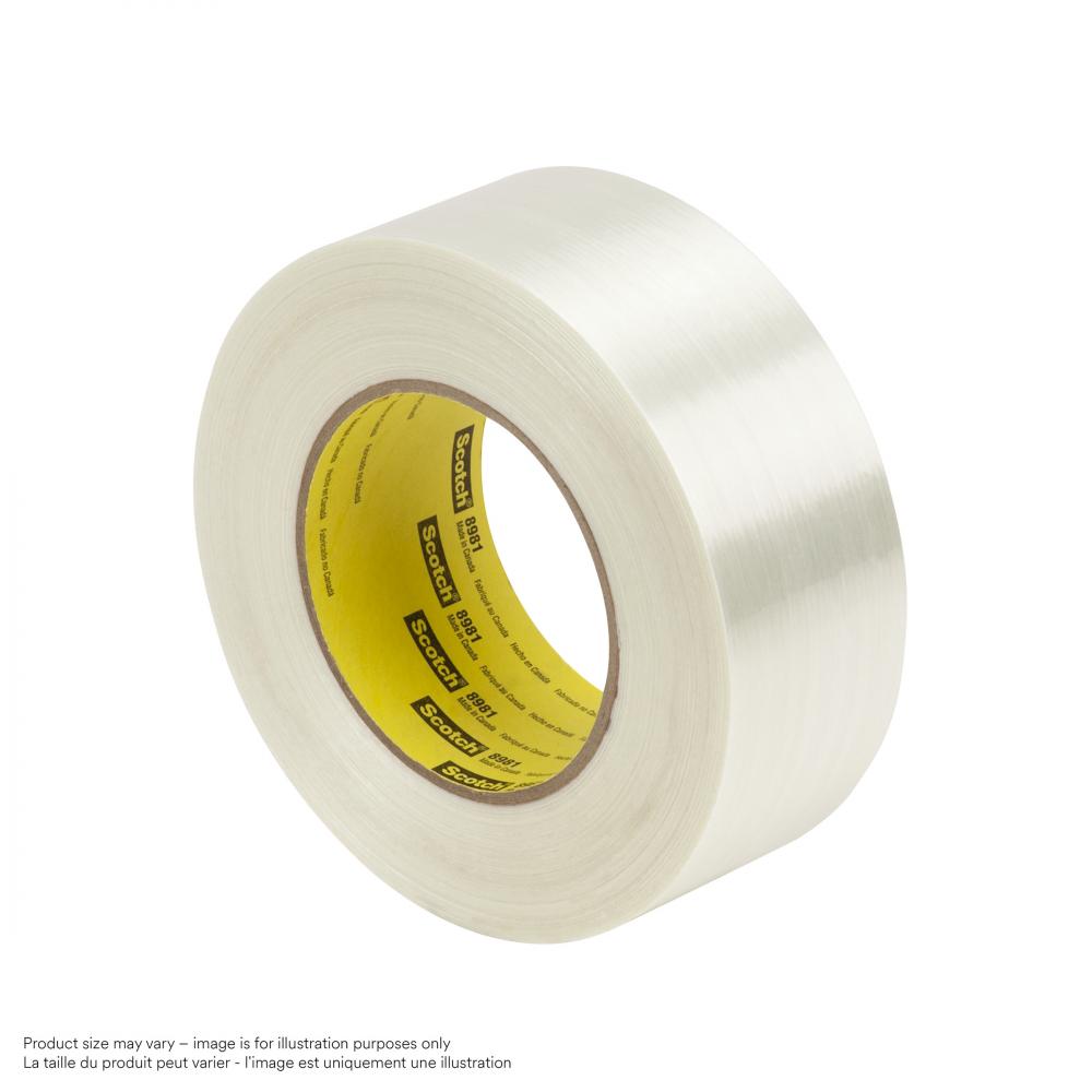 Ruban à filaments Scotch®, 8981, transparent, 48 mm x 55 m (1,88 po x 60,14 vg)