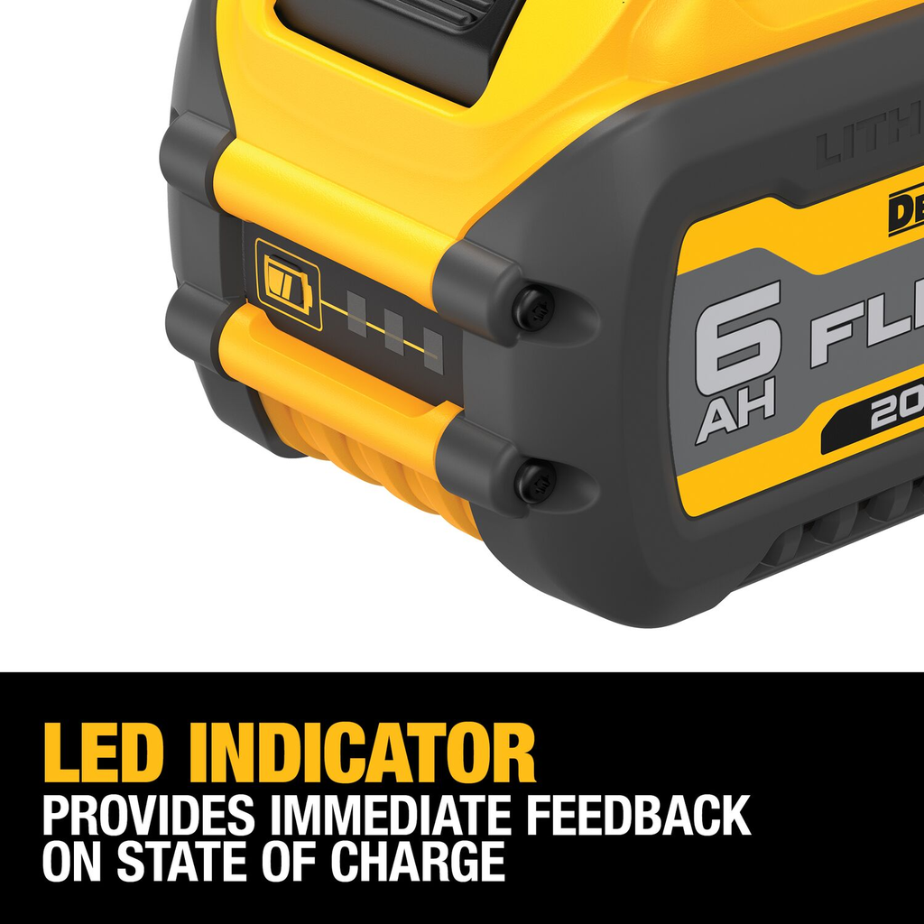 Dewalt Flexvolt 20V 60V Battery 6.0Ah