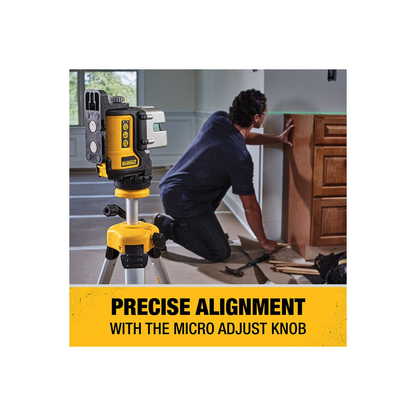 DEWALT Laser Level Multi-Line Green 30-Foot Range